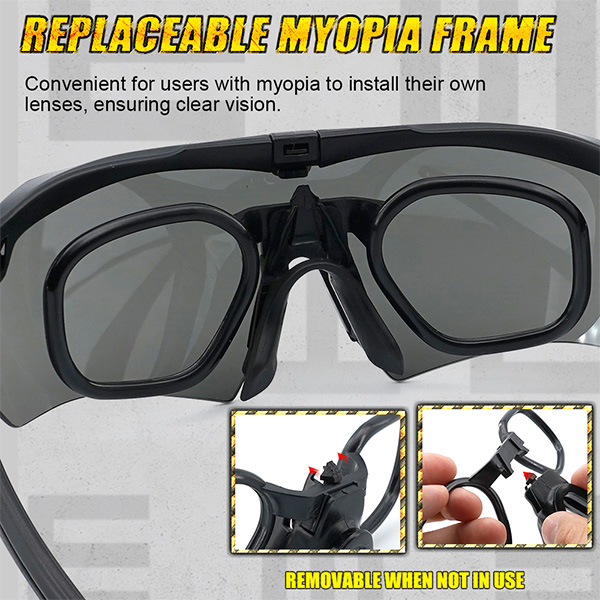 Gafa Tactica lente intercambiable con lentiya Century - Tactical Century