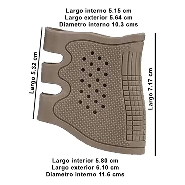 Grip antideslizante de silicona para Glock - Tactical Century